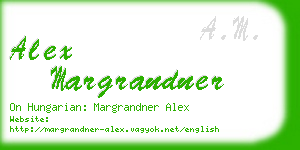 alex margrandner business card